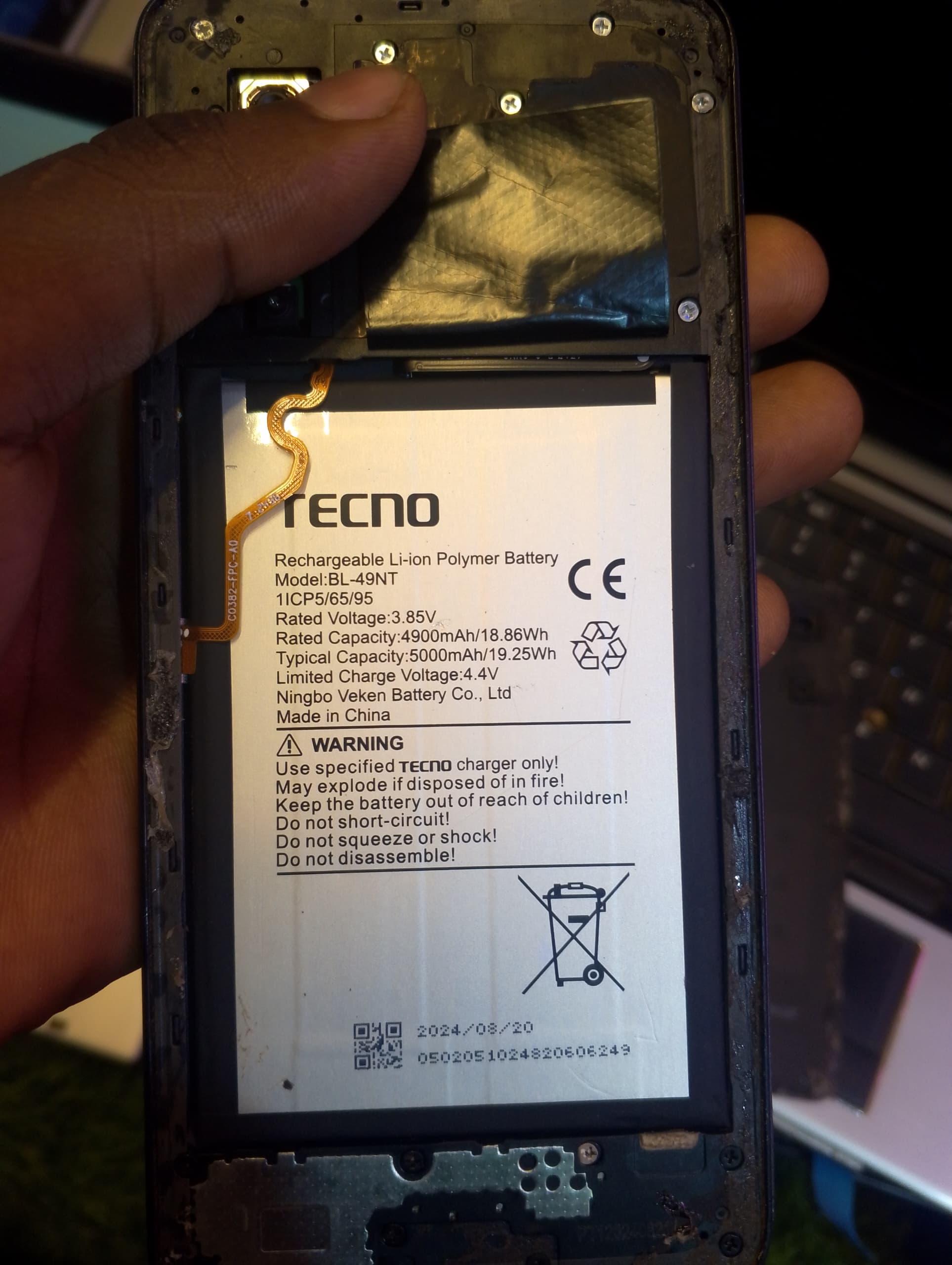 #243-Tecno / Infinix / Itel - Extract Original IMEI via battery picture